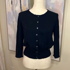 Bogner Navy Cardigan